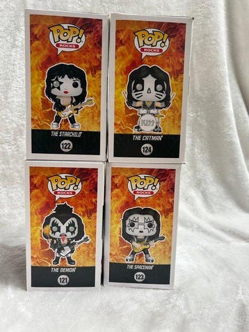 Funko - Funko Pop KISS The Starchild; The Catman; The Demon;
