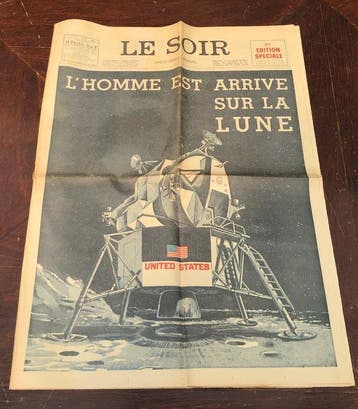 Ruimtevaart, Apollo 11 en Apollo 13 – Set van 16 Belgische