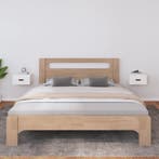 vidaXL Nachtkastjes 2 st wandgemonteerd 40x29,5x22 cm wit, Verzenden