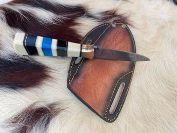 Couteau de cuisine - Couteau de chasse décoratif fait main