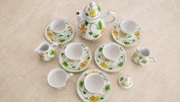 Villeroy & Boch - Koffieservies voor 6 (16) - Géranium -