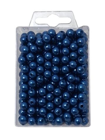 Parels rijgparels 02 Blauw 8 mm, Nieuw