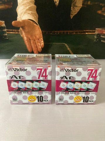 TDK MD-74LX Color Mix Minidisc Nombre darticles : 2