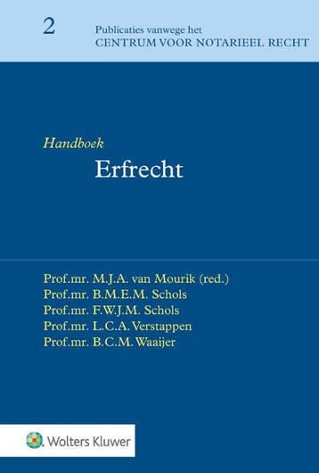 Handboek Erfrecht 9789013154290, Boeken, Verzenden, Gelezen