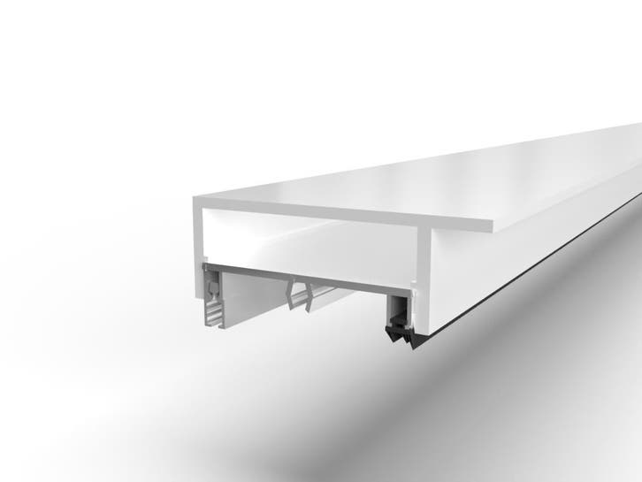Complete profielset bovenzijde-1500 mm-Wit gelijkend RAL 901, Bricolage & Construction, Vitres, Châssis & Fenêtres, Envoi