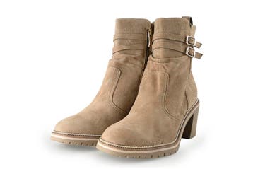Tamaris Enkellaarzen in maat 40 Beige, Vêtements | Femmes, Chaussures, Verzenden, Lage of Enkellaarzen