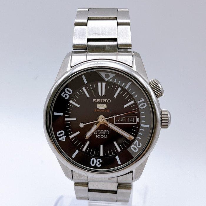 Seiko - 5 Sports - Zonder minimumprijs - 1R36-06CO - Heren -, Handtassen en Accessoires, Horloges | Antiek