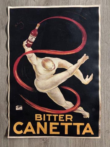 Franco Aloy - Bitter Canetta – Manifesto pubblicitario