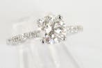 Verlovingsring - 18 karaat Witgoud - 1.12ct. tw. Diamant