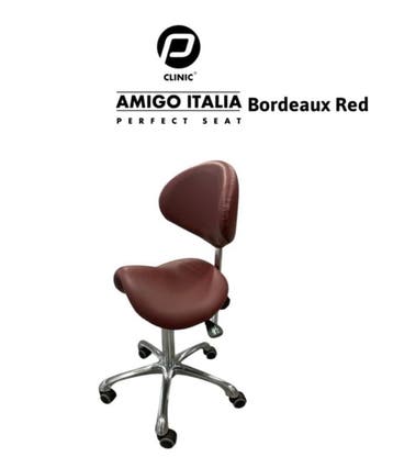 Tabouret Amigo Italia Bordeaux Rood - Ergonomische Werkkr..., Verzenden, Nieuw, Overige typen