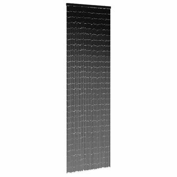 vidaXL Insectengordijn 56x185 cm bamboe donkergrijs, Verzenden, Nieuw