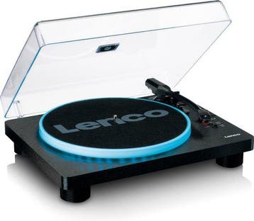 Platenspeler - met speakers - Bluetooth - Auto-stop - Zwart, Verzenden, Nieuw