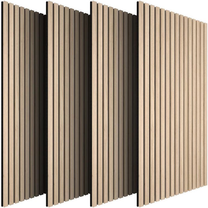 tectake Akoestische panelen Sonic Wall houtlook - licht eike, Maison & Meubles, Bureaux, Envoi