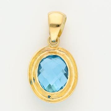 Pendentif - 18 carats Or jaune Spinelle