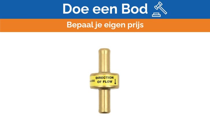 Bieden: Jabsco 34344-00 Brass Non-Return Valve -, Watersport en Boten, Bootonderdelen, Ophalen of Verzenden
