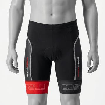 CASTELLI FREE TRI SHORT Top Zwart / Rood (AAA), Ophalen of Verzenden, Nieuw