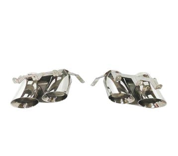 EMBOUTS D´ÉCHAPPEMENT FORD MUSTANG 18-23 LOOK GT500 CHROMÉ, Verzenden, Neuf
