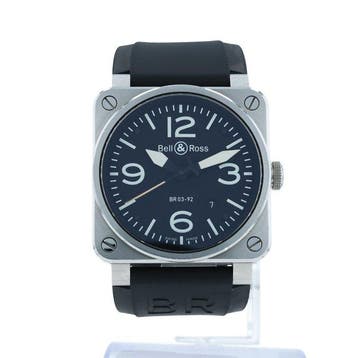 Bell & Ross - Aviation BR03-92-S Date - Sans prix de réserve, Handtassen en Accessoires, Horloges | Heren, Nieuw