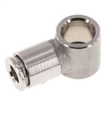 raccord enfichable banjo en L de 6 mm en acier inoxydable, Verzenden, Nieuw