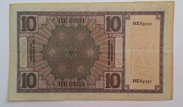 Pays-Bas. - 10 Gulden - 1925 - Pick 43b (Sans prix de