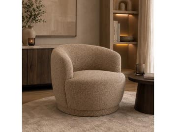Veiling - Fauteuil Hanna (set van 2)  - Stof - Desert