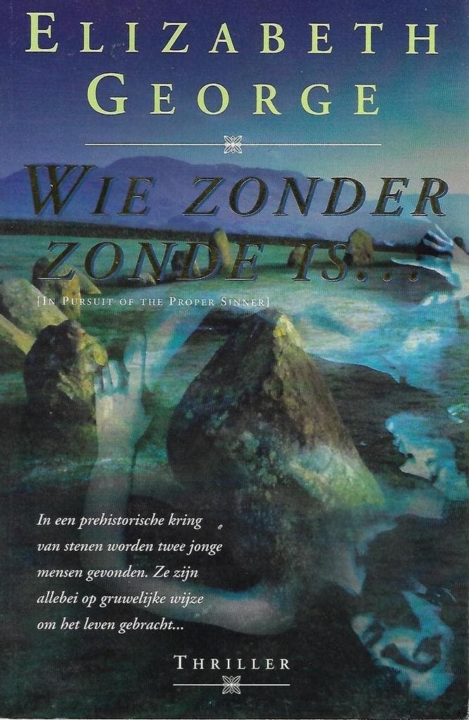 Wie zonder zonde is... / Inspecteur Lynley-mysterie / 10, Boeken, Thrillers, Gelezen, Verzenden