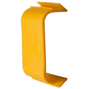 Support Clip En PVC Pour Conduit AC 125x75mm Jaune - 941175, Doe-het-zelf en Bouw, Verzenden, Nieuw