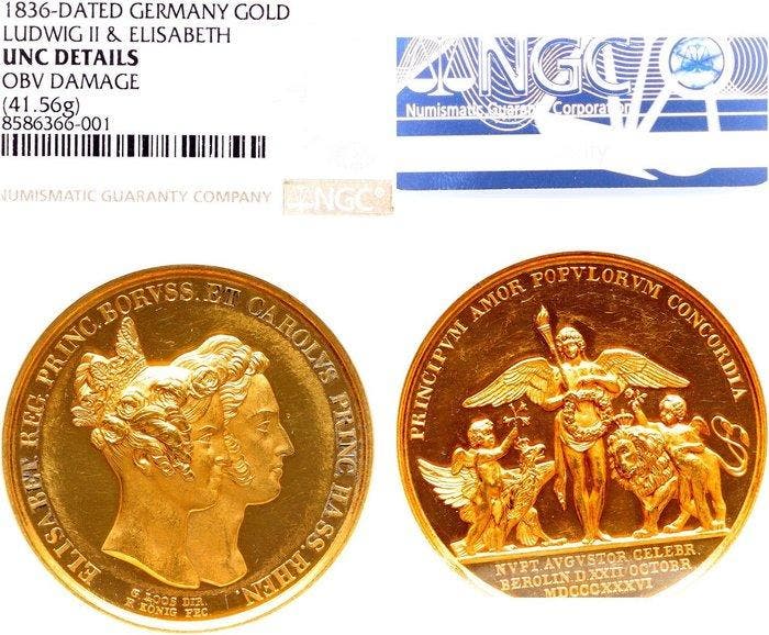 Allemagne, Hessen-Darmstadt. Ludwig II. 1830-1848., Timbres & Monnaies, Monnaies | Europe | Monnaies non-euro