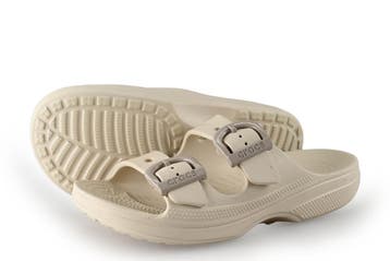 Crocs Sandalen in maat 41½ Beige, Kleding | Dames, Verzenden, Beige, Sandalen of Muiltjes, Zo goed als nieuw