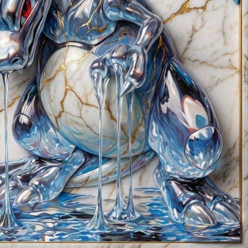 Makayhos - [Canvas] Charizard Chrome - Liquid Flame, Nieuw