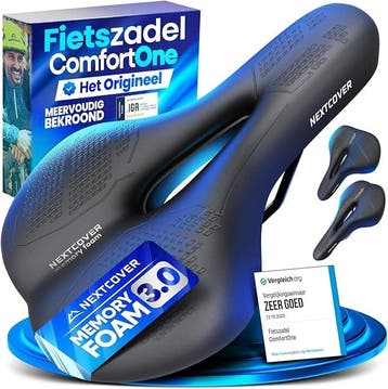 2dekans | Nextcover ComfortPro Fietszadel - Memory Foam -, Ophalen of Verzenden, Nieuw