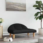 vidaXL Hondenmand 70x52x30 cm stof zwart, Verzenden, Nieuw