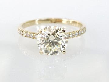 Bague de fiançailles - 14 carats Or jaune - 1.80ct. tw.