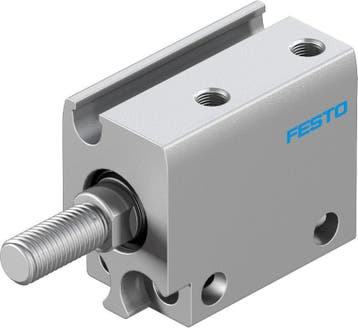 Festo Compacte Cilinder 10mm Boring 5mm Slag Dubbelwerkend -, Verzenden
