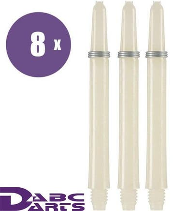 Nylon Dart Shafts Naturel - 8 sets, Sport en Fitness, Darts, Ophalen of Verzenden, Nieuw, Shafts