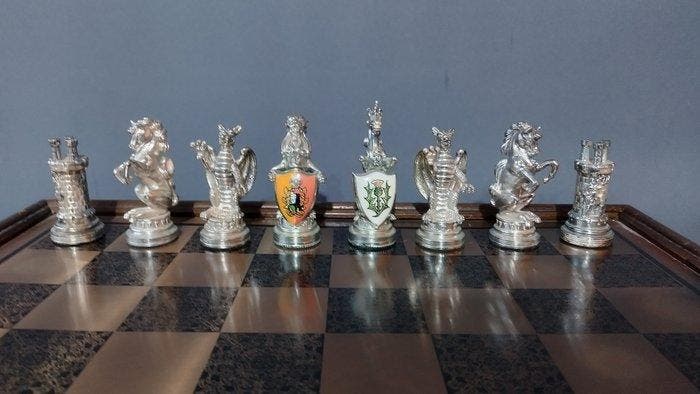 Franklin mint - Schaakspel - The Royal Houses of Britain, Antiek en Kunst, Curiosa en Brocante