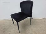 9x Zwarte velvet stoelen Flexfurn Veneto (4x), Ophalen, Nieuw in verpakking