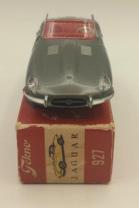 Tekno 1:43 - Modelauto - 927 Jaguar Type E Cabriolet, Hobby en Vrije tijd, Modelauto's | 1:5 tot 1:12