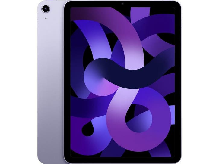 Apple iPad Air (2022) - 10.9 inch - M1 chip - 256GB - Paars, Computers en Software, Apple iPads, Zo goed als nieuw, Verzenden