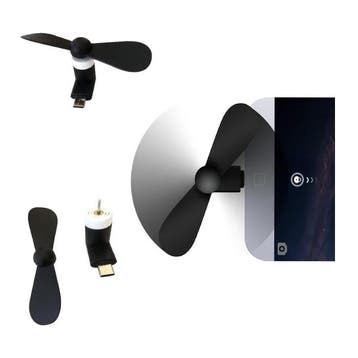 USB-C Mini Ventilator - Koelventilator Energiebesparend Fan, Verzenden