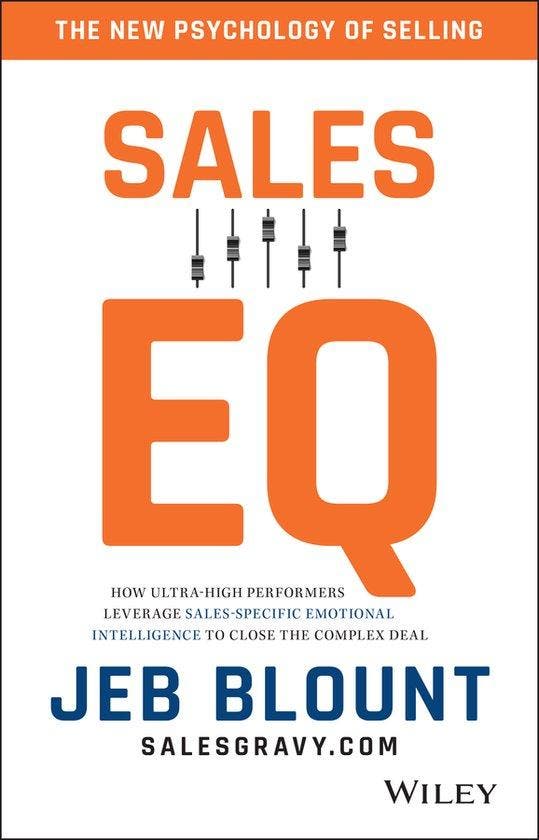 Sales EQ 9781119312574 Jeb Blount, Boeken, Taal | Engels, Zo goed als nieuw, Verzenden