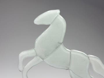 Studio Habrat - Maciej Habrat - Figuur - White Horse - fusie, Antiek en Kunst, Antiek | Glaswerk en Kristal
