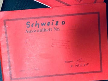 Suisse - Enquêteur suisse dans les livrets circulaires