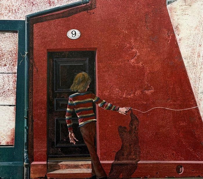 Hans Erni (1909 - 2015) - Maison dAngle, Antiquités & Art, Antiquités | Autres Antiquités