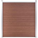 vidaXL Schutting 180x186 cm HKC bruin, Verzenden