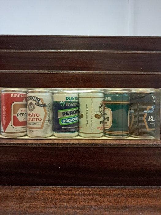 Various Breweries - Collectie van mini-bierblikjes uit de, Collections, Vins