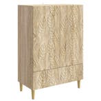 vidaXL Dressoir Sonoma Eiken 66 x 34,5 x 95 cm Bewerkt hout, Verzenden