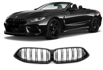 Nieren | Grillen set | geschikt voor BMW | 8-serie Cabrio 19, Verzenden, Nieuw, BMW