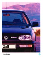 1994 VOLKSWAGEN GOLF VR6 BROCHURE FRANS