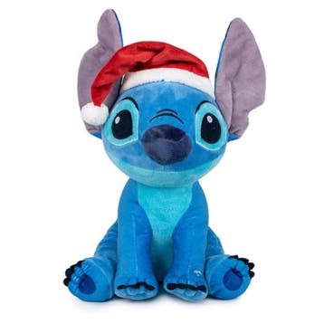 Lilo & Stitch Kerstmis Knuffel met Geluid 26 cm, Ophalen of Verzenden
